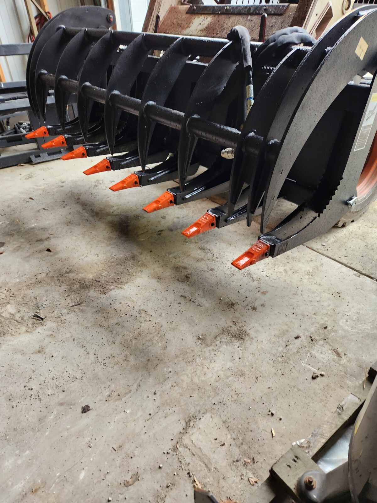NEW Skid Steer Heavy Duty 78″ Log Brush Clam Grapple Kubota Bobcat CAT Case IL