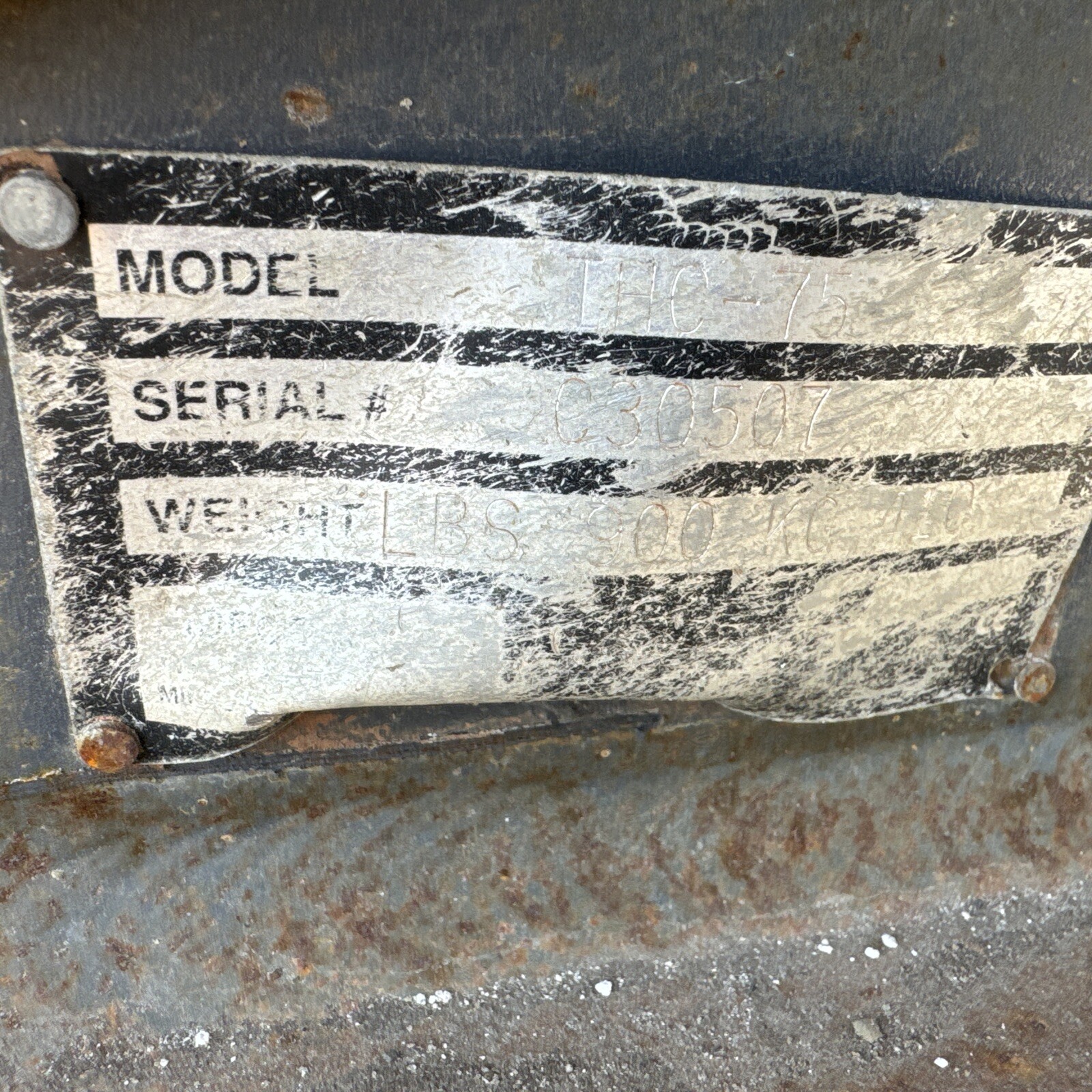 Indeco IHC 75 Mini Excavator Compactor Loader Backhoe Cat Case 24×25 Plate