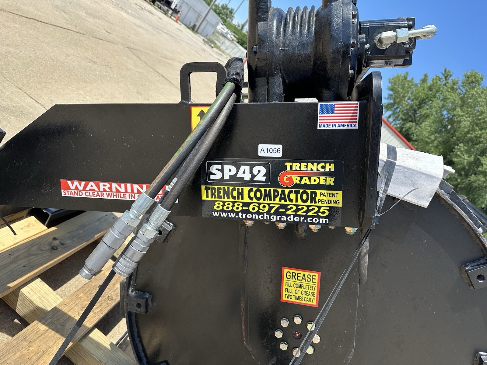 Trench Grader SP42 Vibratory Compactor Wheel SP48