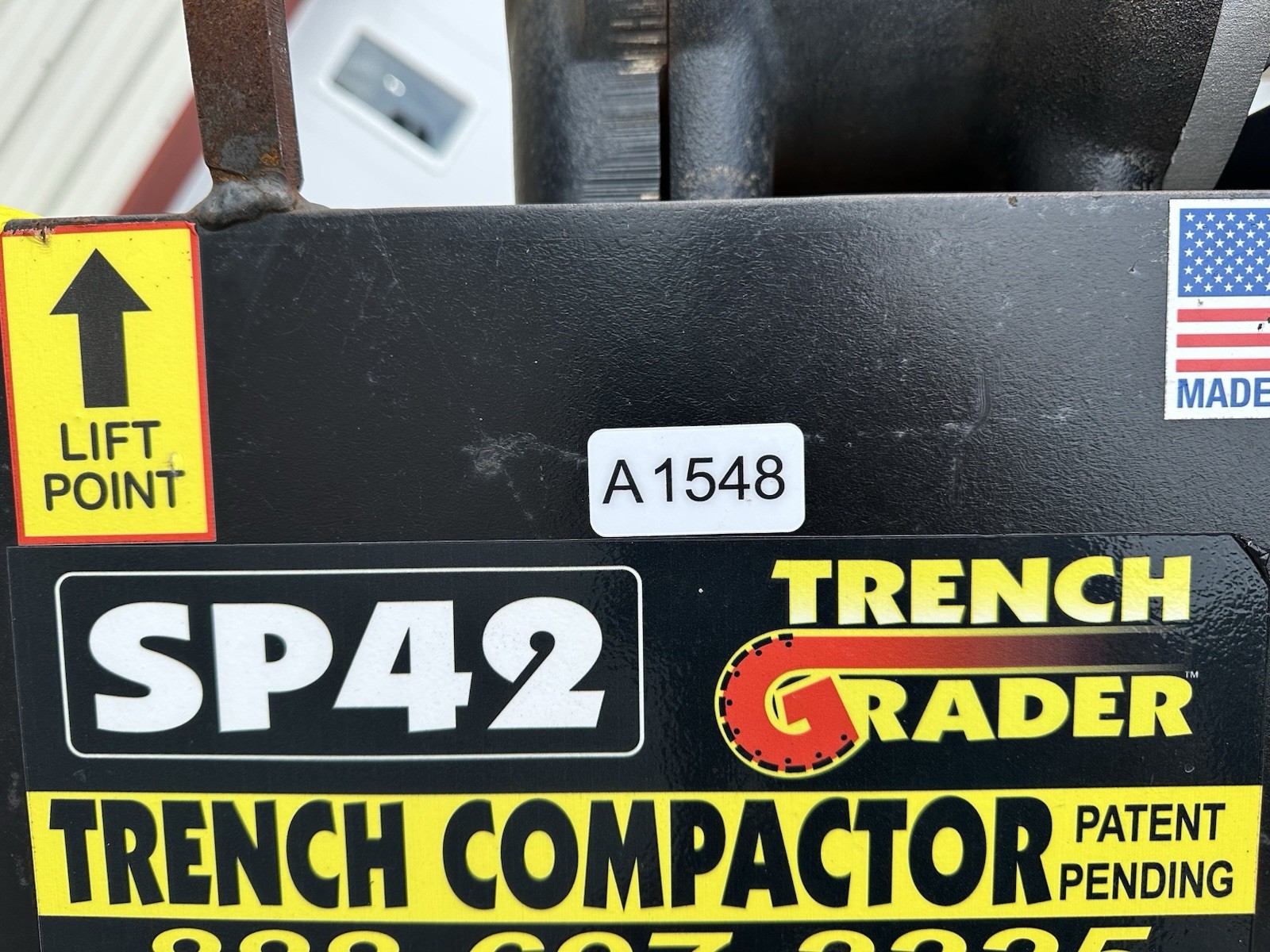 Trench Grader SP42 Vibratory Compactor Wheel SP48 Skid loader Skid steer bobcat