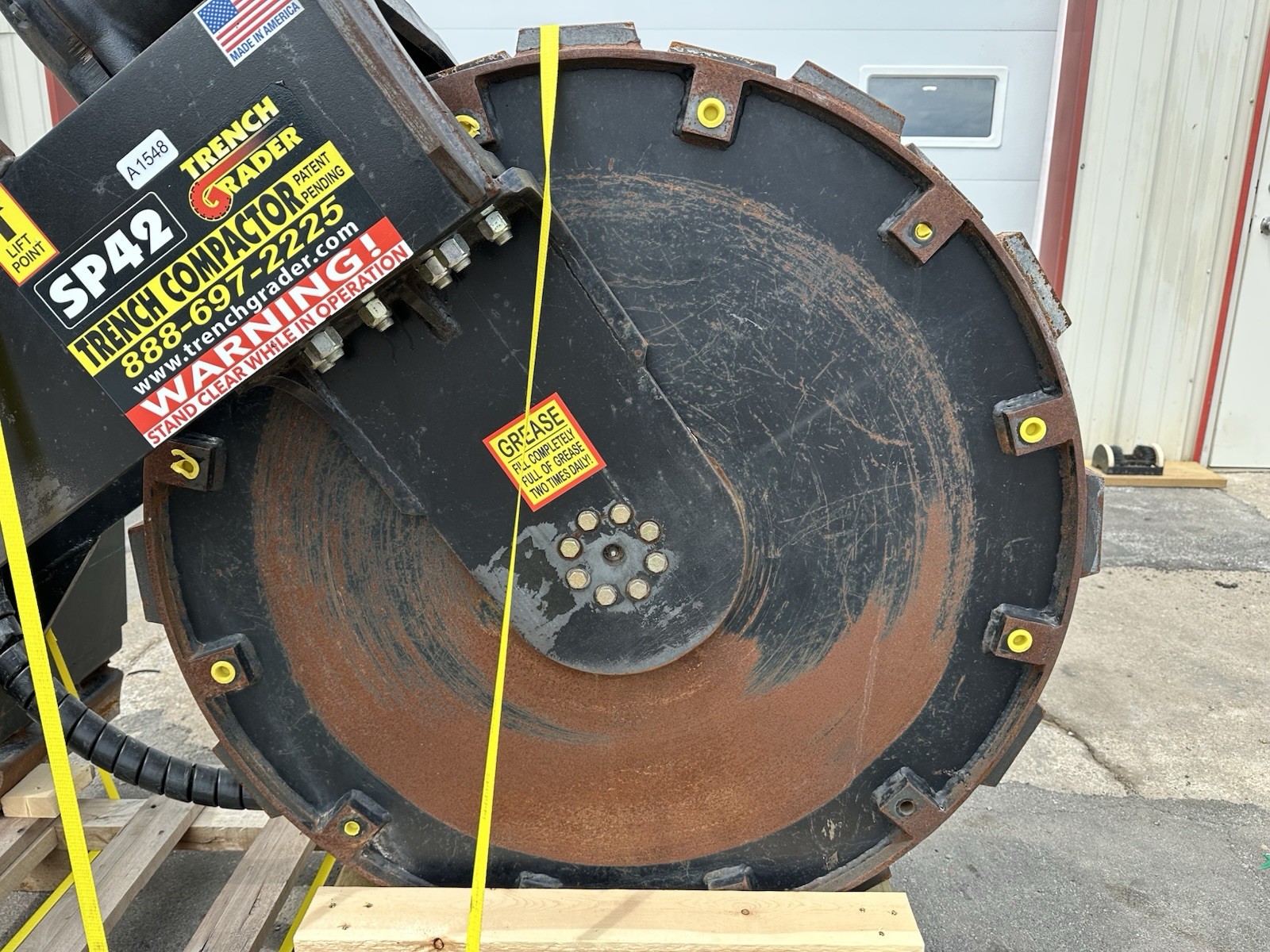 Trench Grader SP42 Vibratory Compactor Wheel SP48 Skid loader Skid steer bobcat
