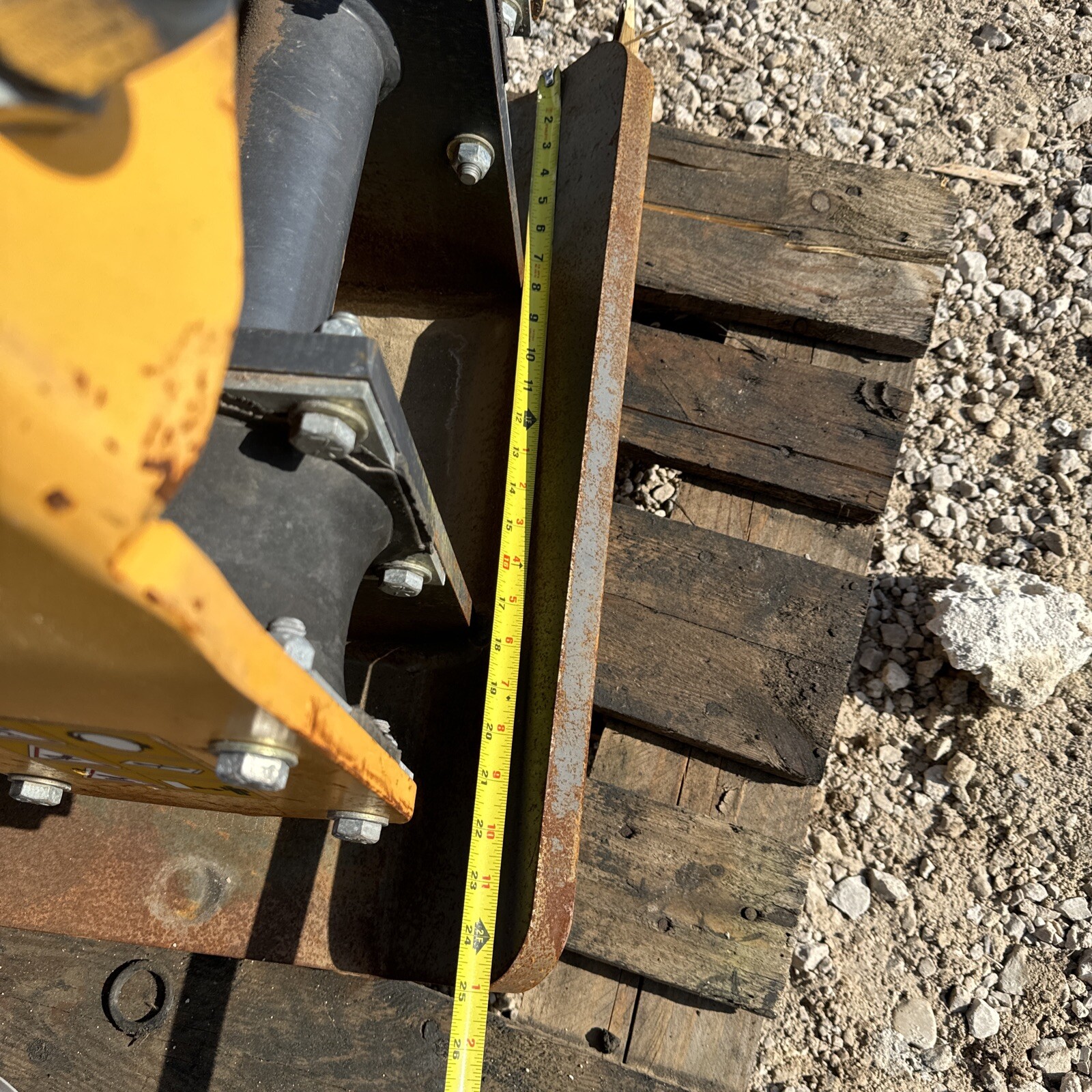 Indeco IHC 75 Mini Excavator Compactor Loader Backhoe Cat Case 24×25 Plate