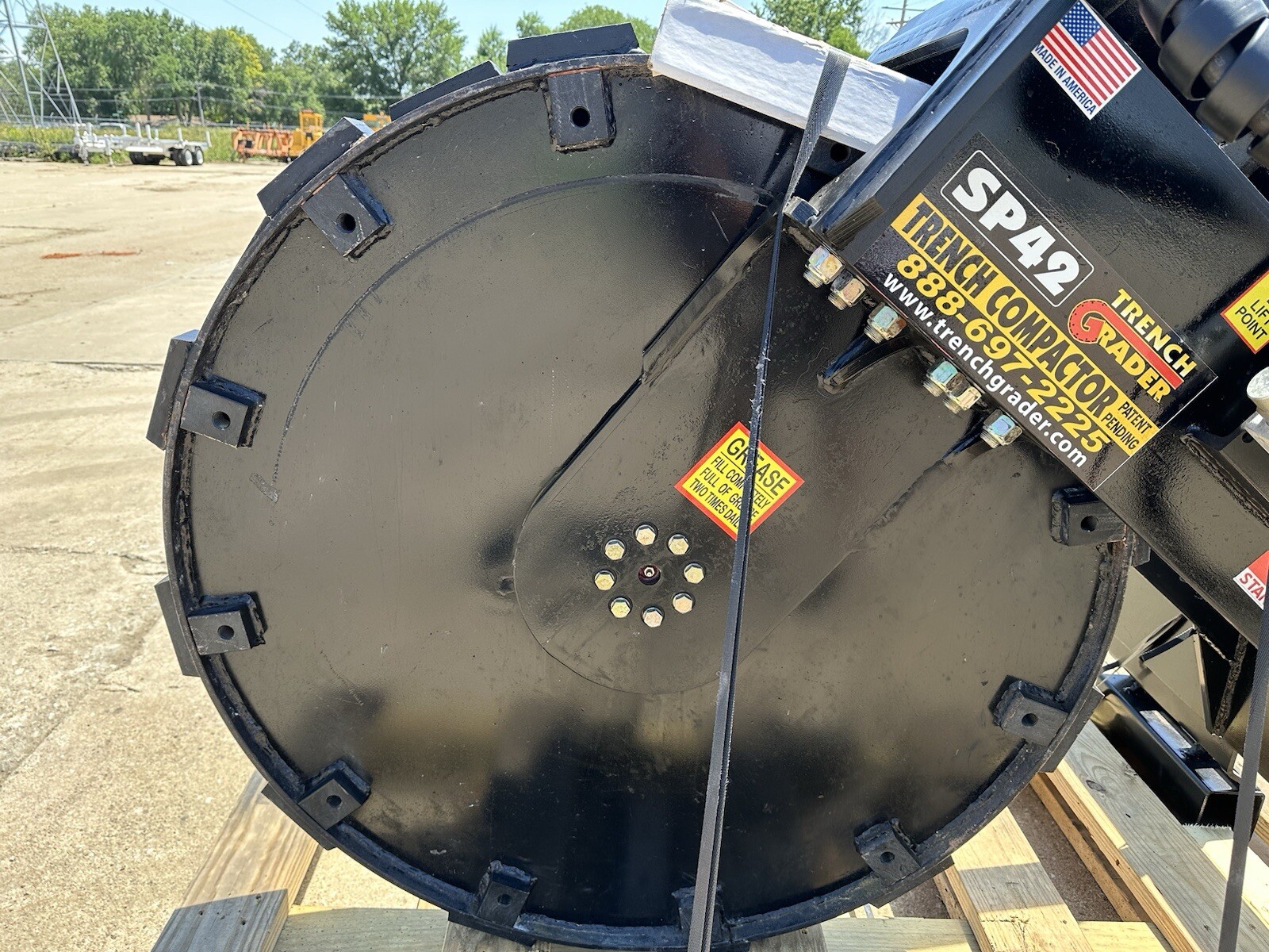 Trench Grader SP42 Vibratory Compactor Wheel SP48