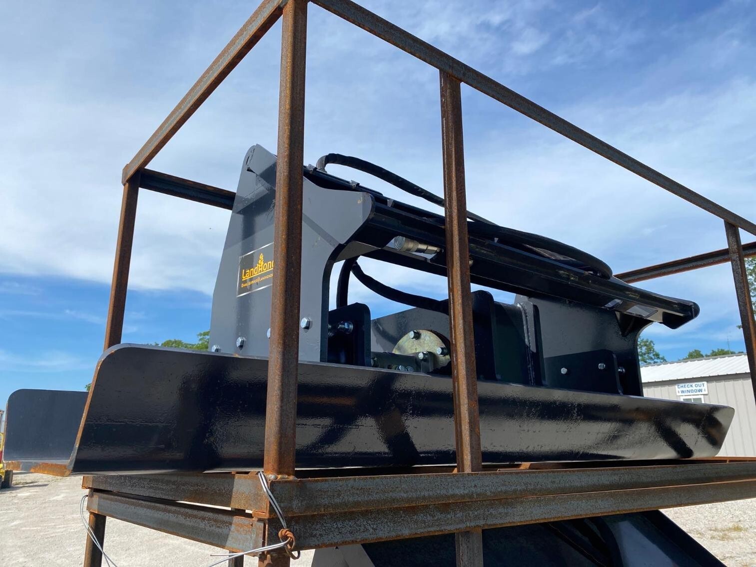 Landhoner 6′ 72″ Vibratory Universal Mount Skid Steer Plate Compactor WE SHIP!