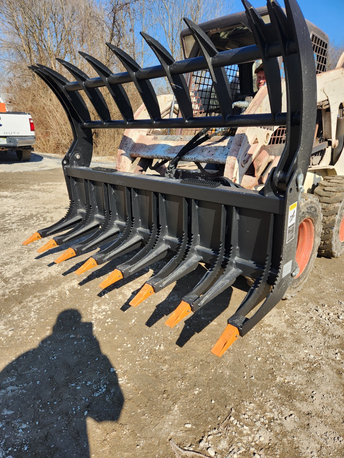 NEW Skid Steer Heavy Duty 78″ Log Brush Clam Grapple Kubota Bobcat CAT Case IL