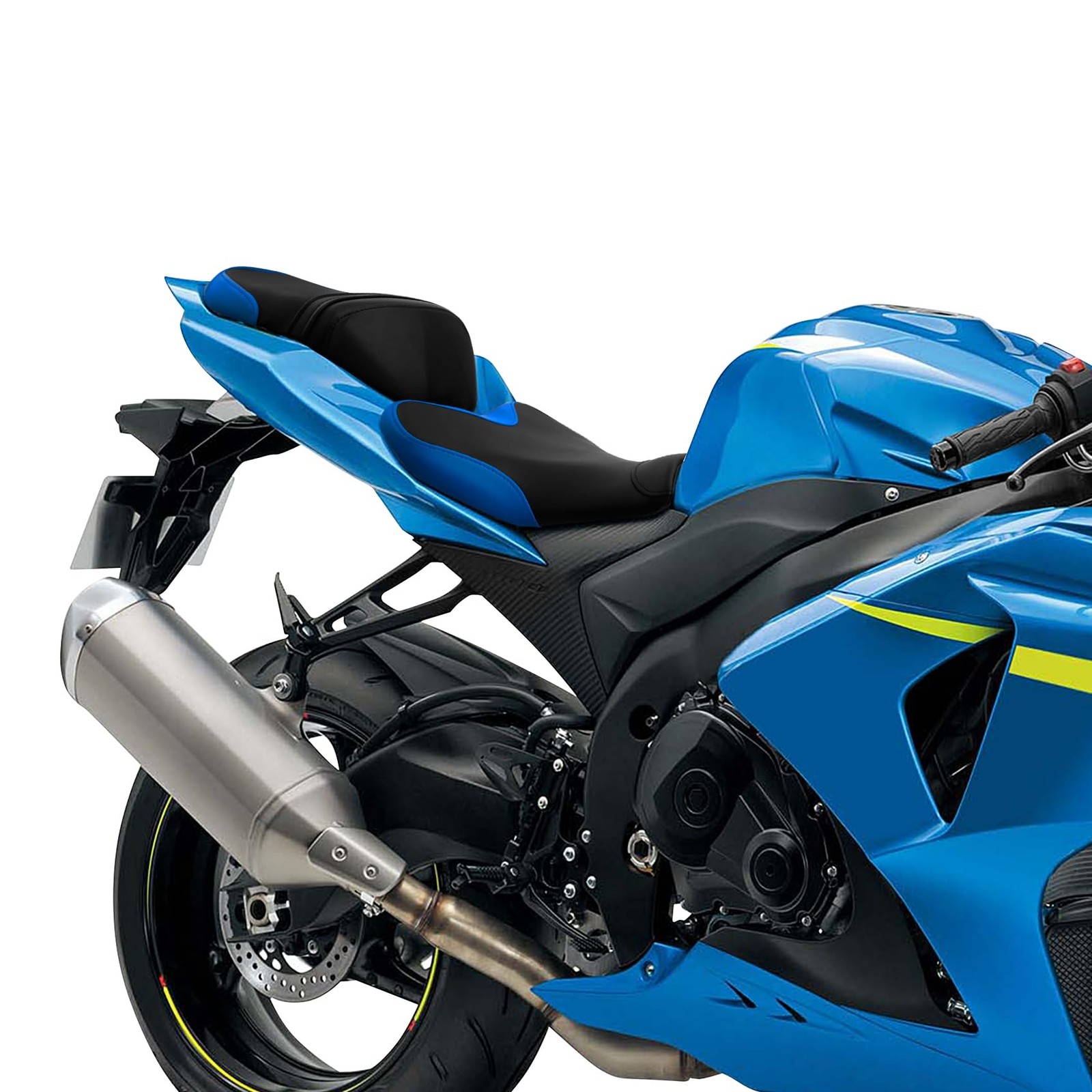 Front Driver Rear Passenger Seat Fits GSXR1000 2009-2016 Black Blue