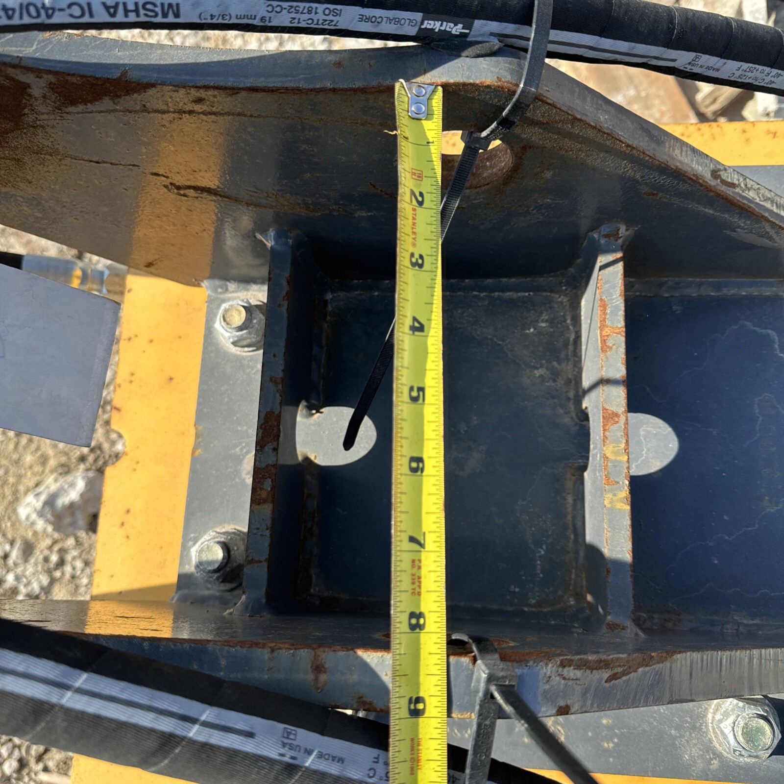 Indeco IHC 75 Mini Excavator Compactor Loader Backhoe Cat Case 24×25 Plate