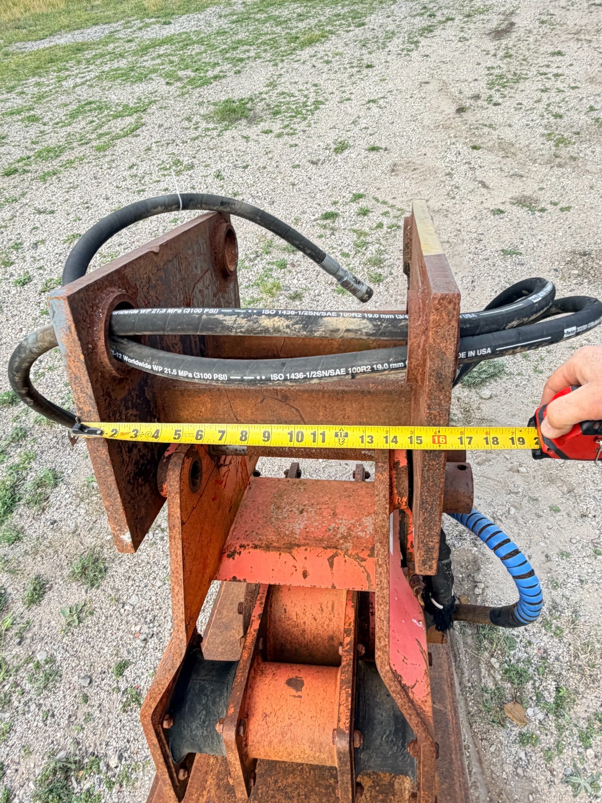 RAMPAC RP20 VIBRATORY POST DRIVER COMPACTOR ATTACHMENT Excavator Tamper