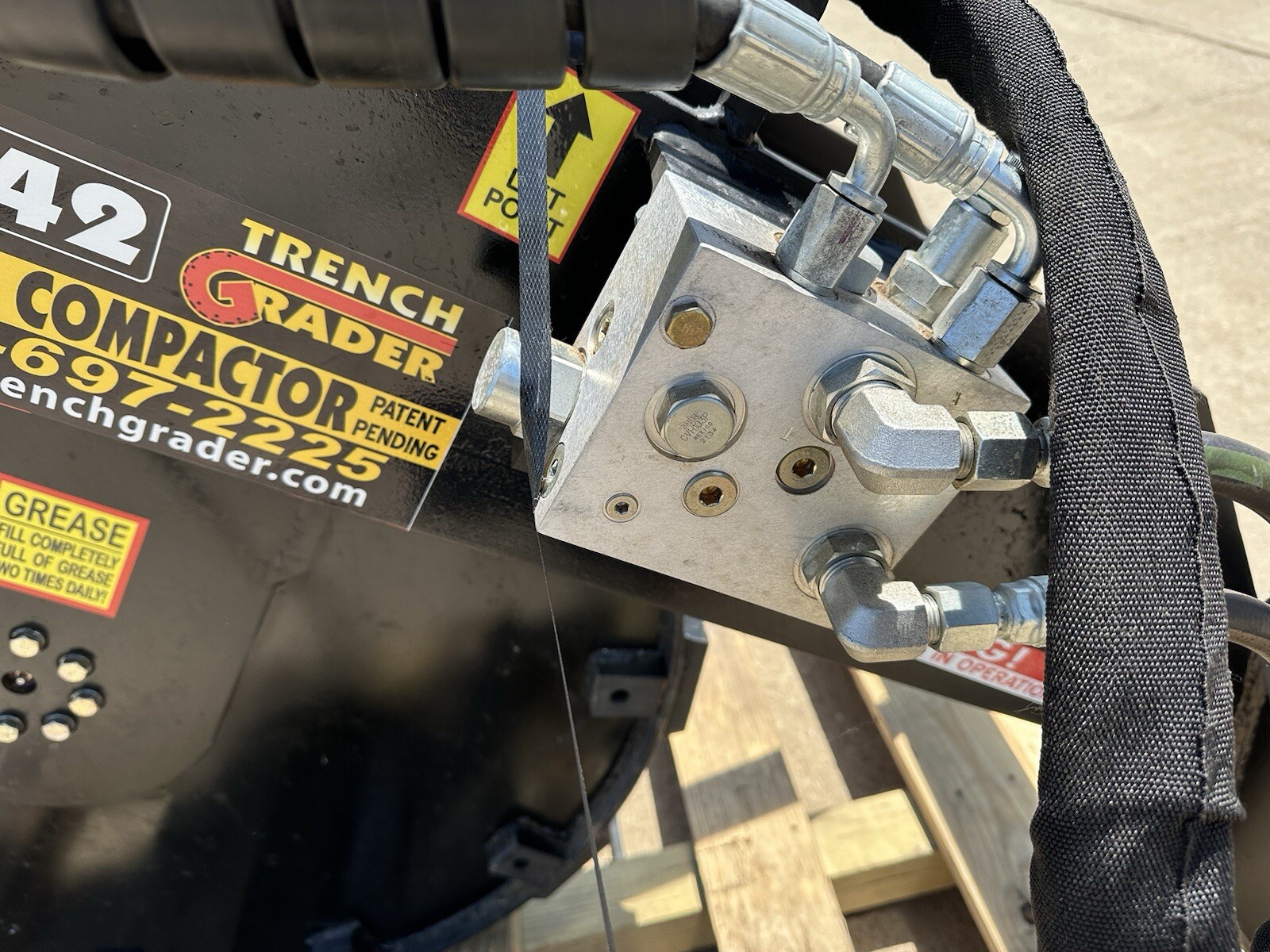 Trench Grader SP42 Vibratory Compactor Wheel SP48