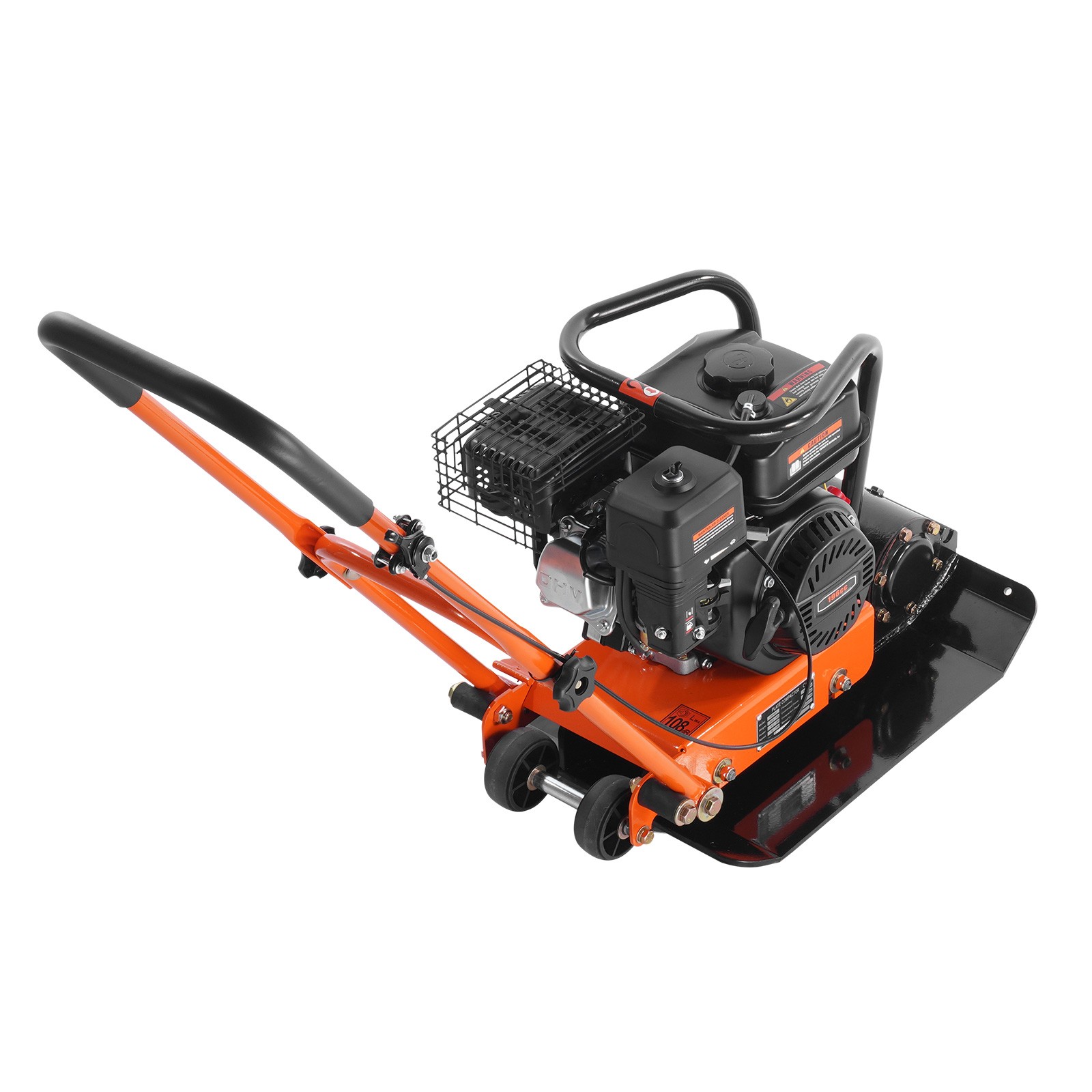 Plate Compactor 2.8/6.5 HP Force Vibratory Compaction Tamper for Walkways,Patios